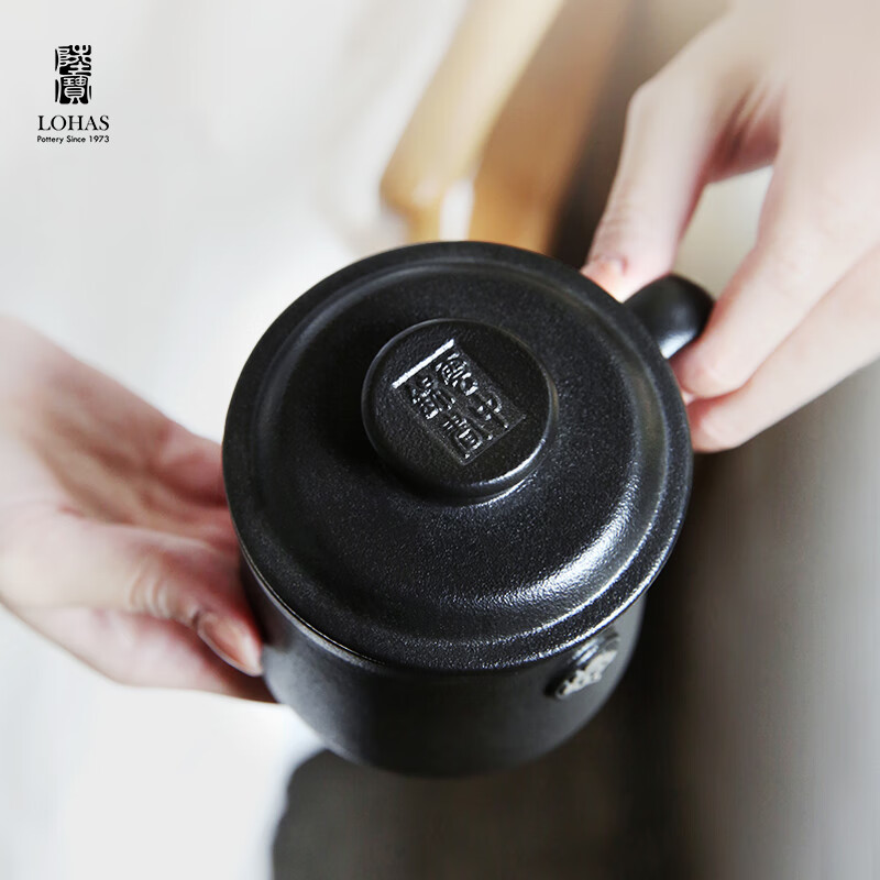 陆宝泡茶杯带过滤马克杯子水杯铂金办公杯可定制礼盒装 云中锦书盖杯