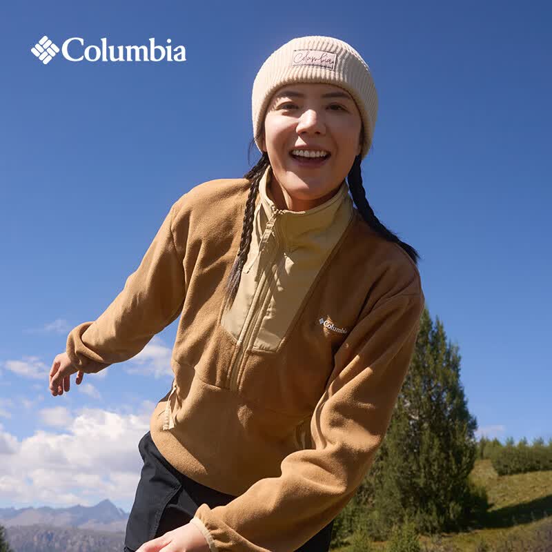 Columbia哥伦比亚户外秋冬女子休闲运动旅行保暖抓绒衣AR5630 224 S