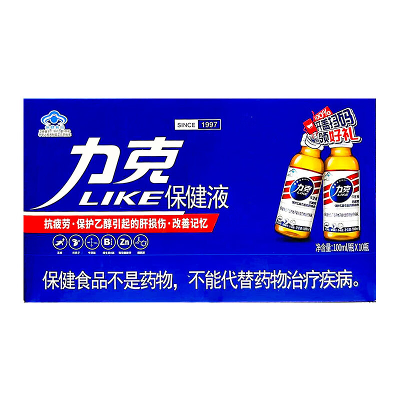 力克保健液100ml*10瓶/箱 1箱装