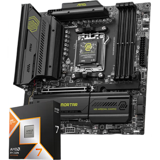 ΢�� MAG B850M MORTAR WIFI���� AMD 9800X3D CPU��װ 4289Ԫ