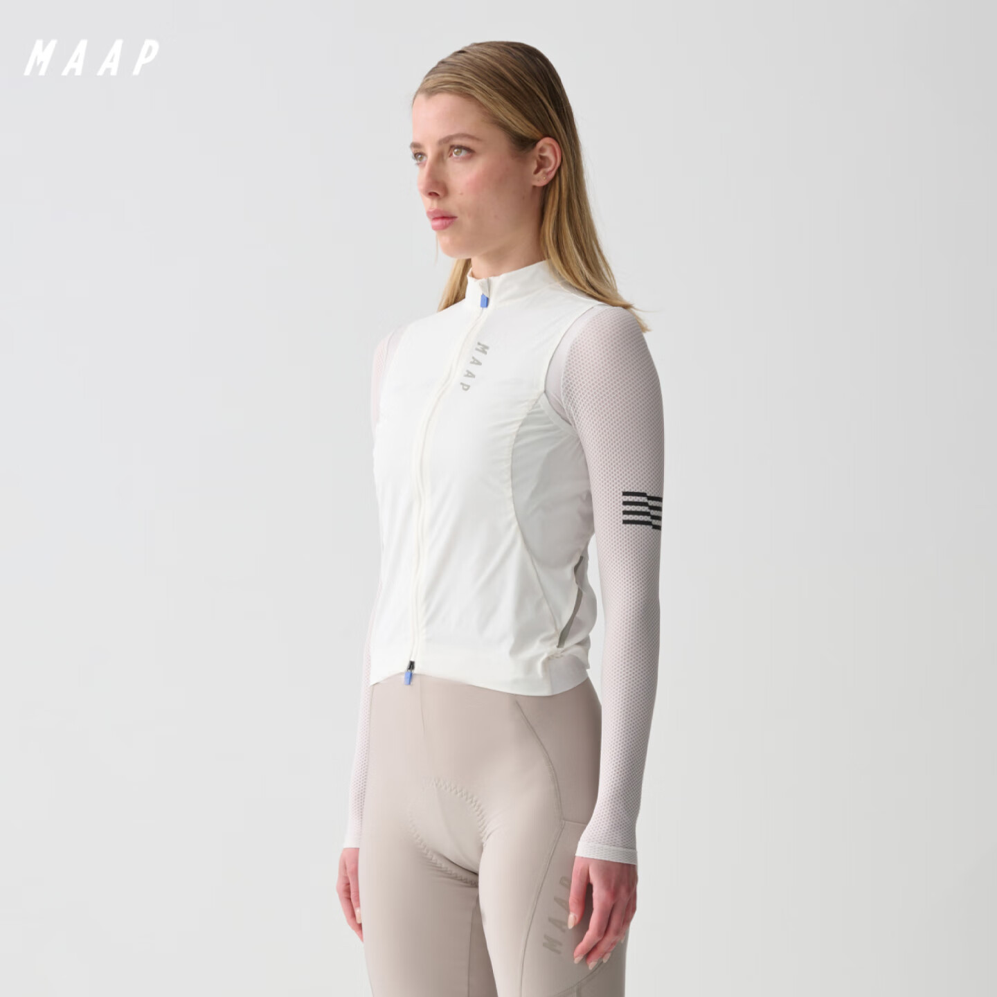 MAAP【新品】 女士Flow Vest 自行车公路车骑行服防风骑行马甲 纯净白 纯净白 S