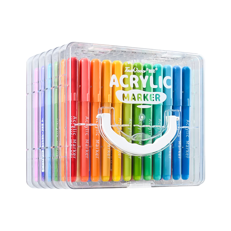 TouchcolorֱҺʽA����ͷ��ϩ���˱ʰ�ȫ�޶� ˮ�ʱʲ�͸ɫ�ɵ�ɫ�������������װ12ɫ 9.65Ԫ