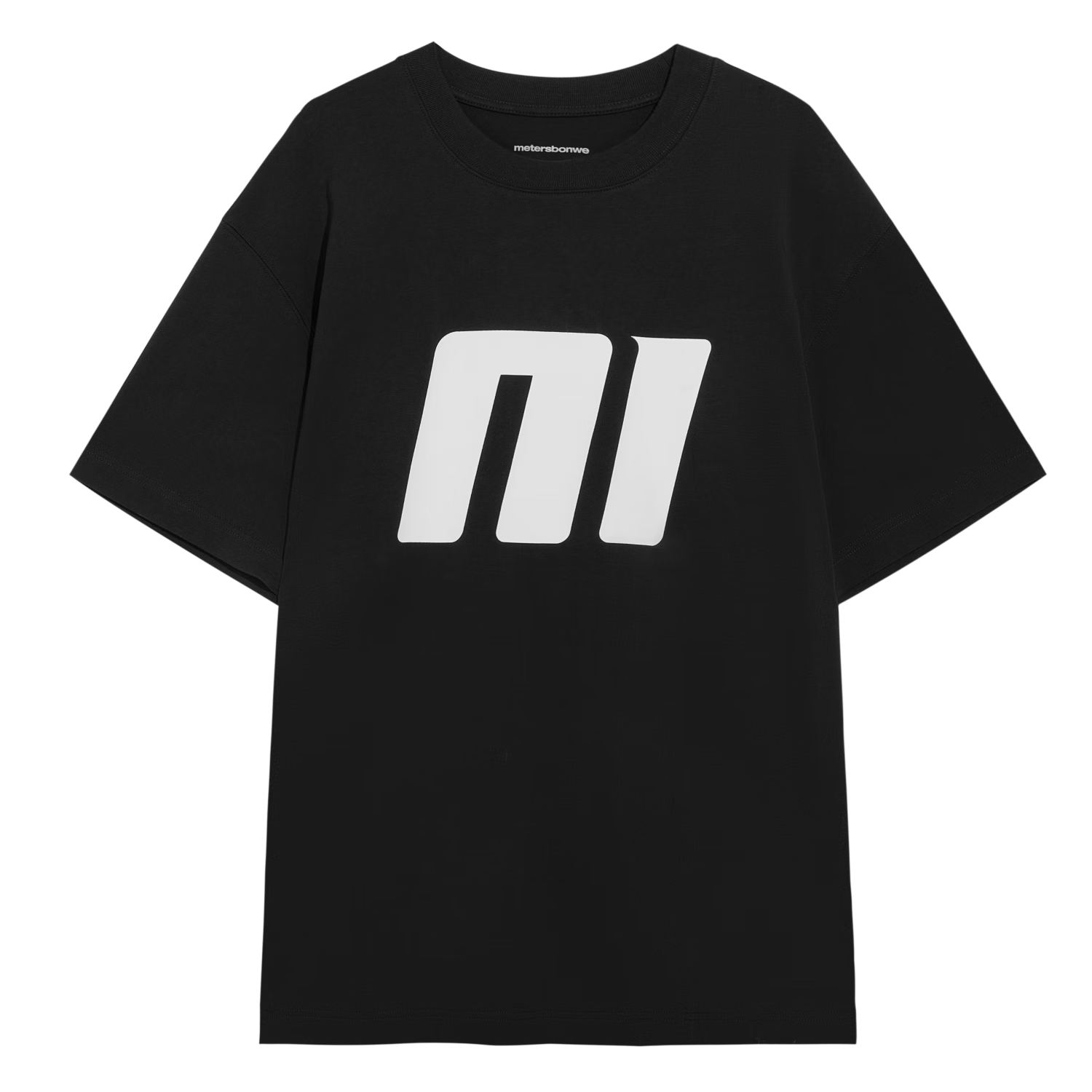 美特斯邦威短袖t恤男女同款230G重磅純棉情侶裝潮流字母印花上衣