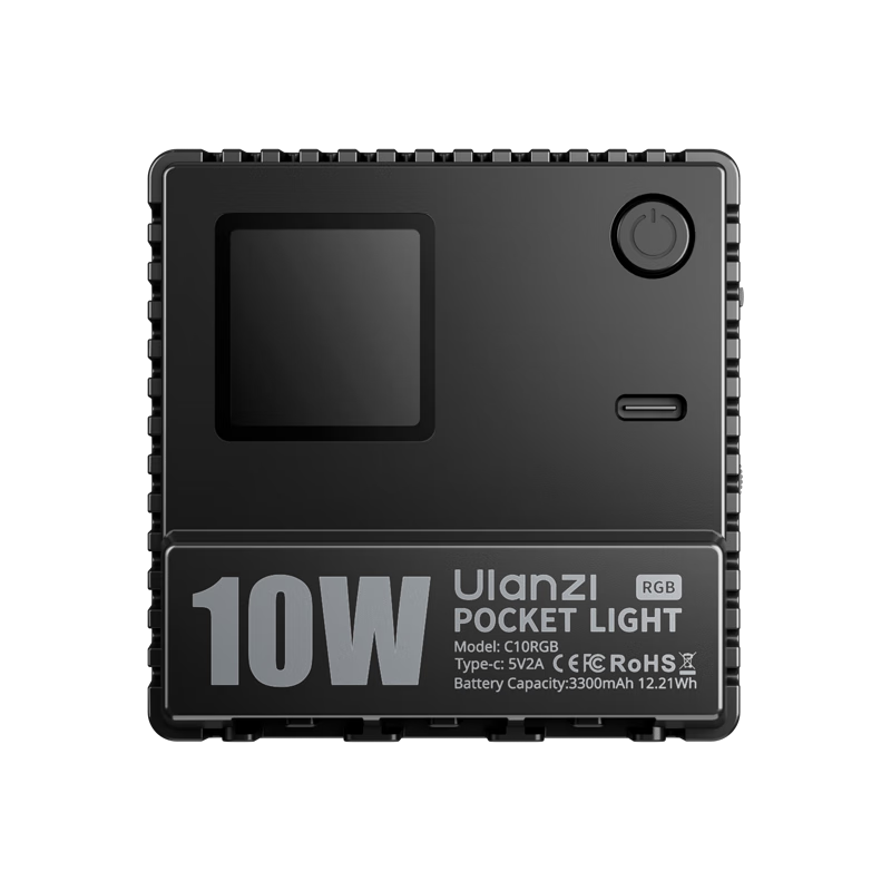 ulanziC10RGB 10W ڴֱӰרҵЯledֻСӰӵڻӰ