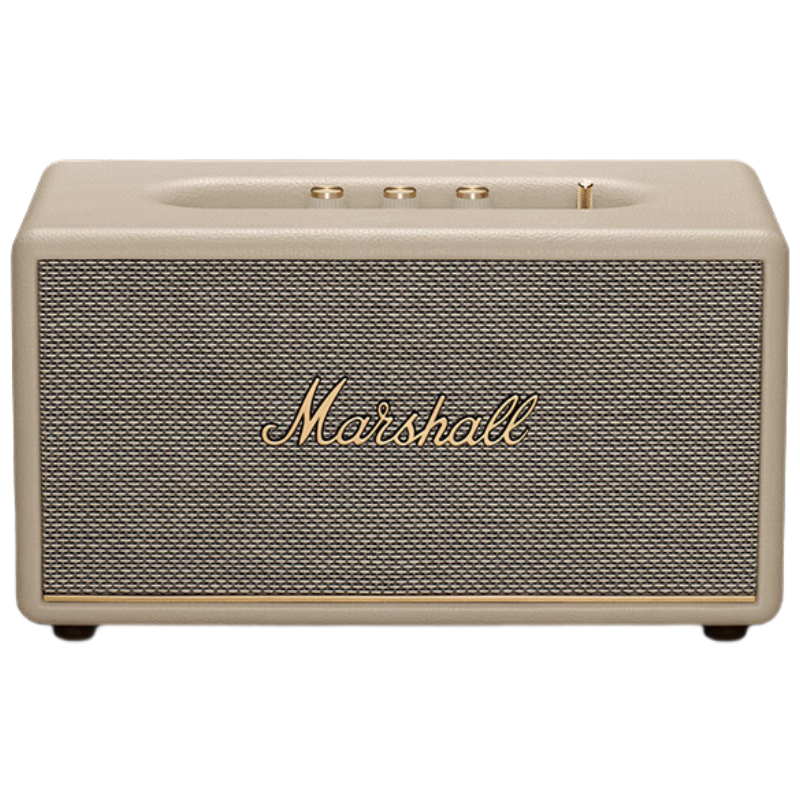 馬歇爾（Marshall）【只換不修】STANMORE III音箱 無線藍(lán)牙家用立體聲桌面臺(tái)式搖滾重低音炮3代音響 新年禮物 奶白色