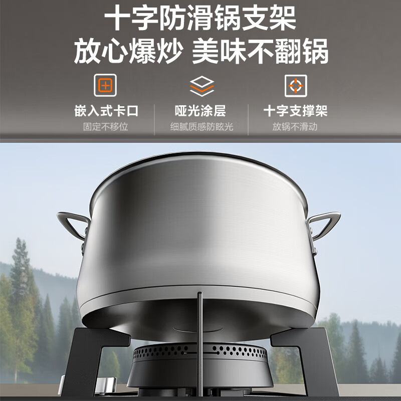 苏泊尔燃气灶具家用天然气灶不锈钢液化气灶双灶台式嵌入式煤气5.0KW猛火灶 双灶台式 NS21S 罐装液化气(20Y)
