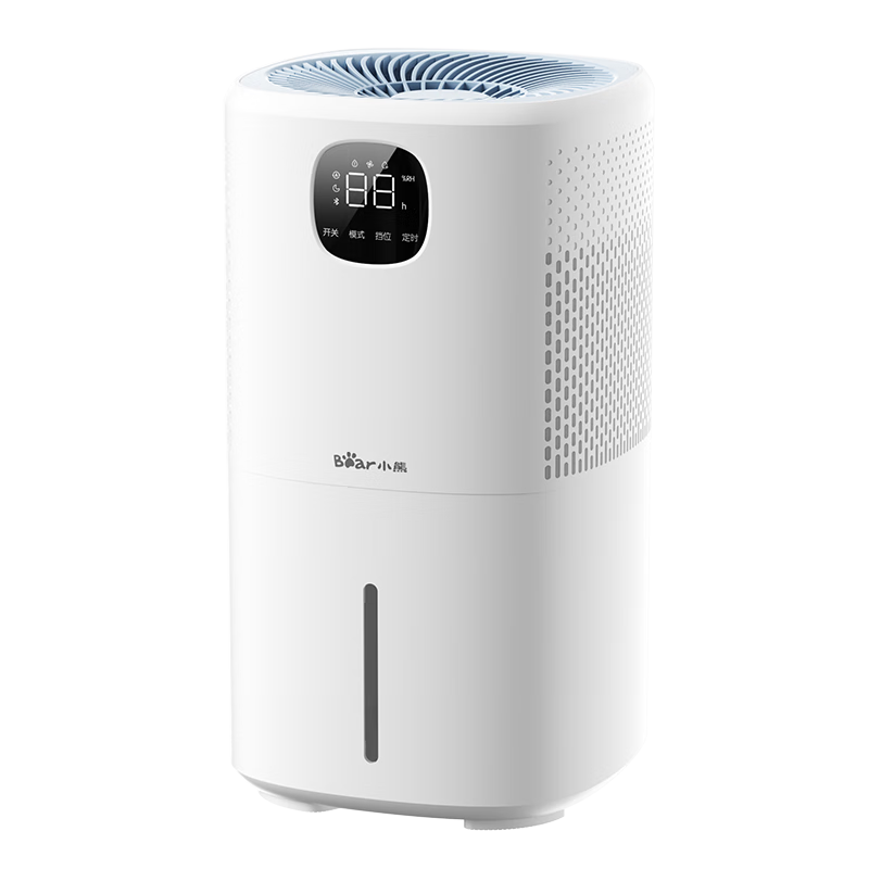 小熊（Bear）【手机智控】无雾加湿器 母婴专用卧室空气净化加湿器 家用空调小型冷蒸发式JSQ-FA0B1桌面款