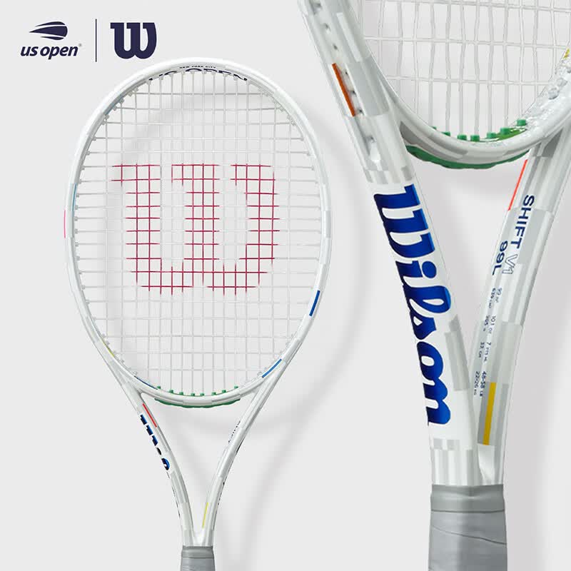 威尔胜（Wilson）SHIFT V1旋转系列 威尔逊全新手感全碳素纯白男女专业网球拍 SHIFT 99 美网 285g-WR178611 25款 2号柄
