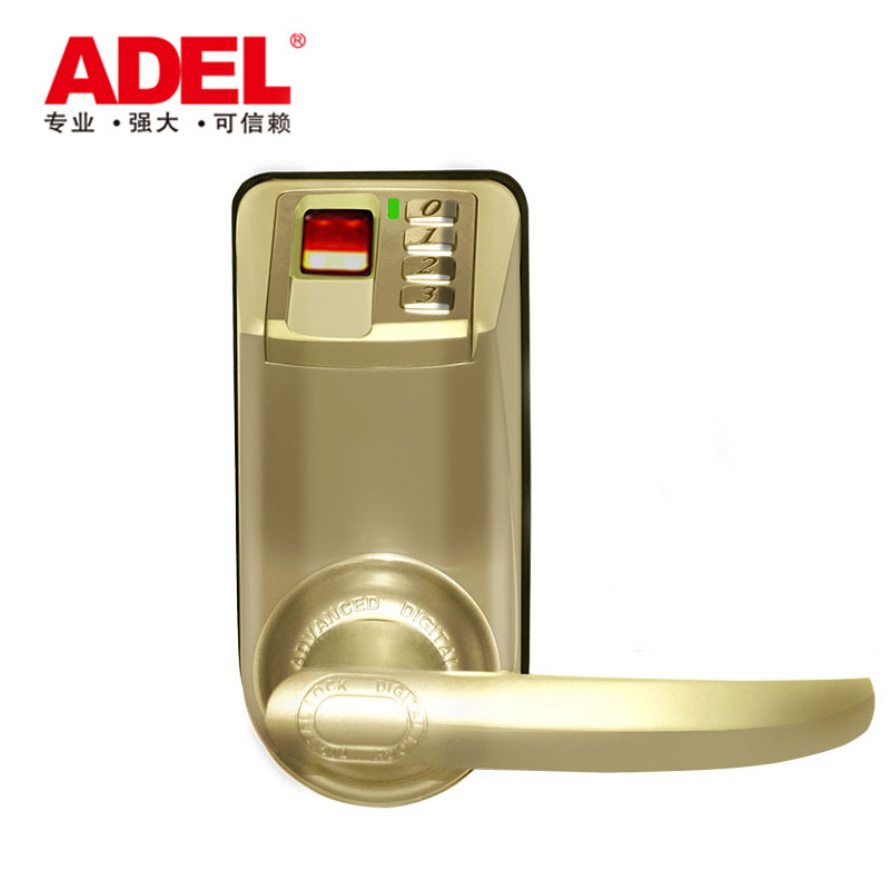adel爱迪尔指纹锁3398型 智能电子家用卧室办公木门锁 指纹锁密码锁