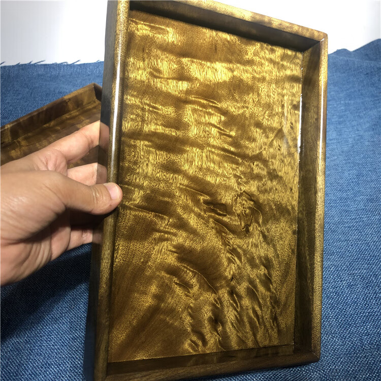 語森憶金絲楠木茶盤 四川金絲楠木木雕創(chuàng)意茶盤都承盤擺件SN9192