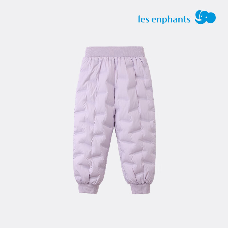 丽婴房（Les enphants）丽婴房儿童羽绒裤男女童冬季保暖裤宝宝长裤2025新款 暗夜黑 130 cm