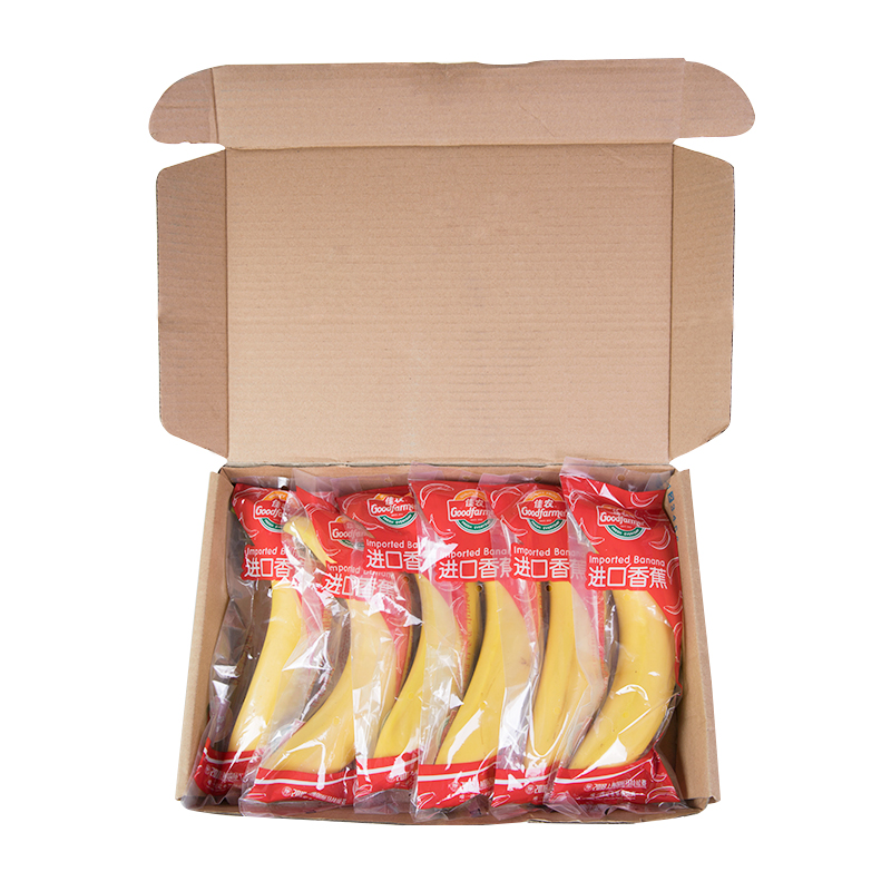 佳农 香蕉 1kg（约5-6根） 单根独立包装 厄瓜多尔 生鲜水果 健康轻食