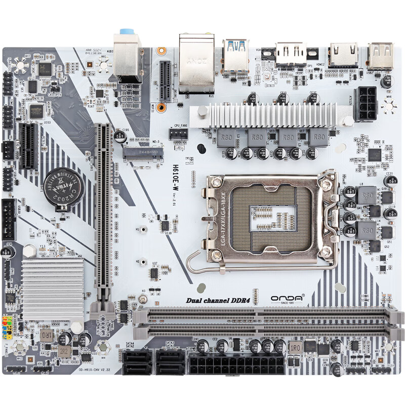 昂达 H610E-W(Intel H610 /LGA 1700) 图 7