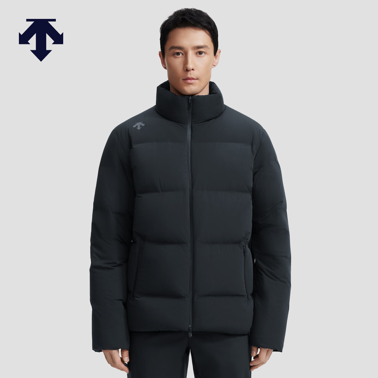 DESCENTE迪桑特TRAINING系列综训训练运动健身男士保暖运动羽绒服 BK-BK M (170/92A)