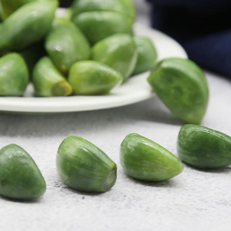 宝菜腊八蒜正宗无添加山东大蒜正宗翡翠绿蒜腌制翠绿蒜酱菜糖蒜 4袋-净含量 800g