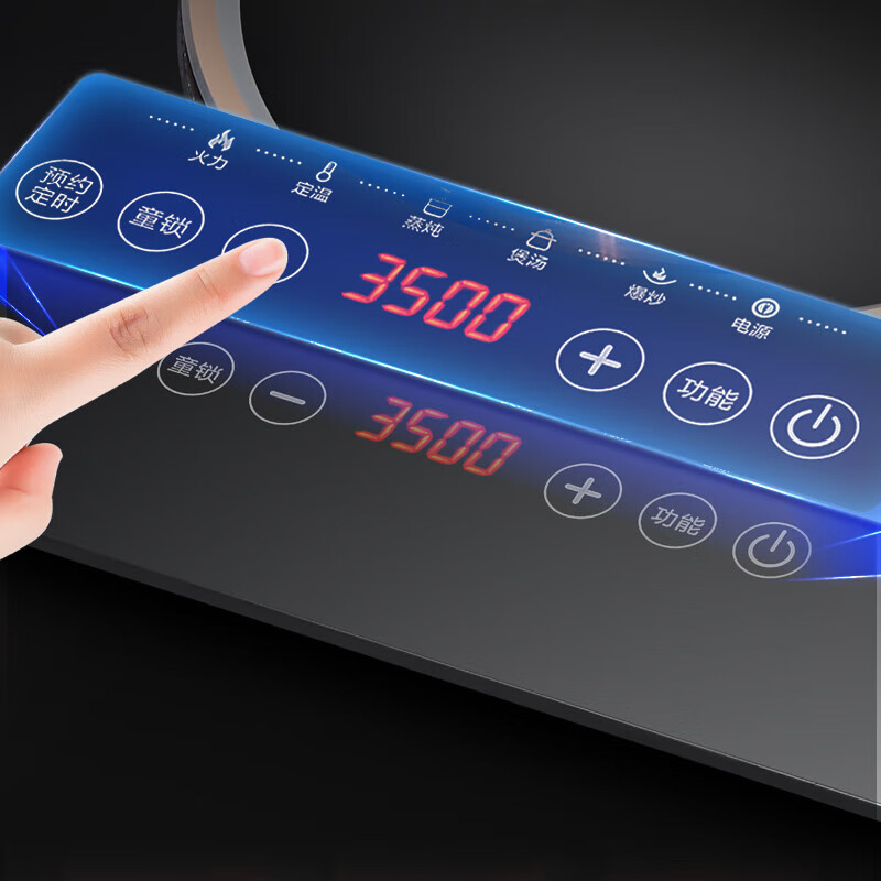 東洋（TOYO）家用厨房气电两用燃气灶一气一电双灶大功率电陶炉电磁炉燃气灶 3500w凹面磁悬电磁炉(左气右电) 液化气