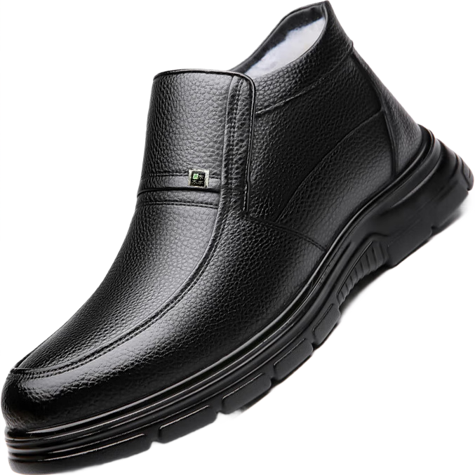 ���ڲ�����ľ��ɭ��MULINSEN��ƤЬ��ʿ���ޱ�ů�߰���ѥһ�ŵŰְ�Ь��Ь R8813 158Ԫ