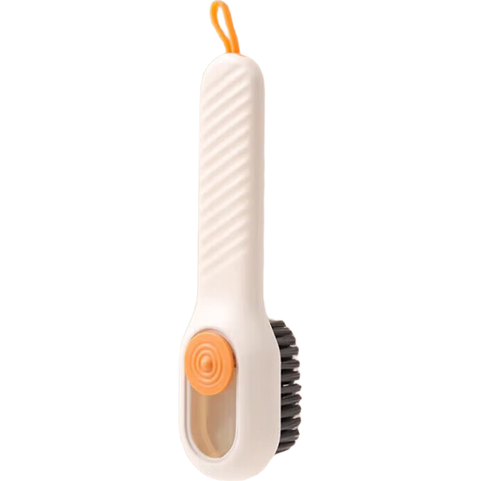 加液鞋刷多功能洗鞋刷子家用按压式出液软毛洗衣清洁刷不伤鞋神器 【1个装】福利款随机