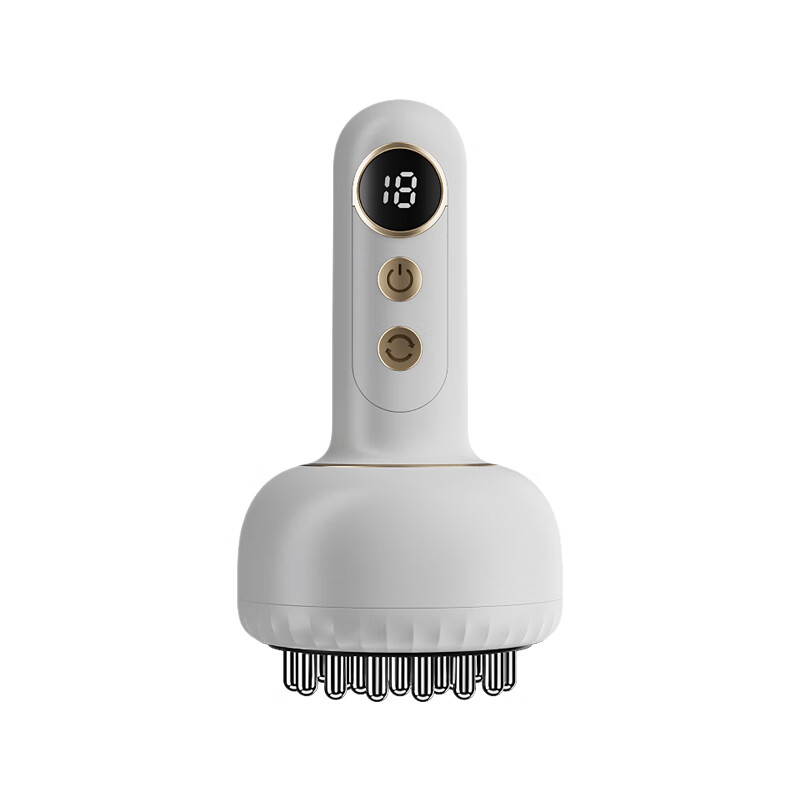 荣事达电动经络刷按摩器家用全身通用揉腹仪热敷震动刮痧肩颈腹背按摩神器节日送父母长辈老婆女友礼物 白色【送父母长辈节日礼物】25年新款+送精油