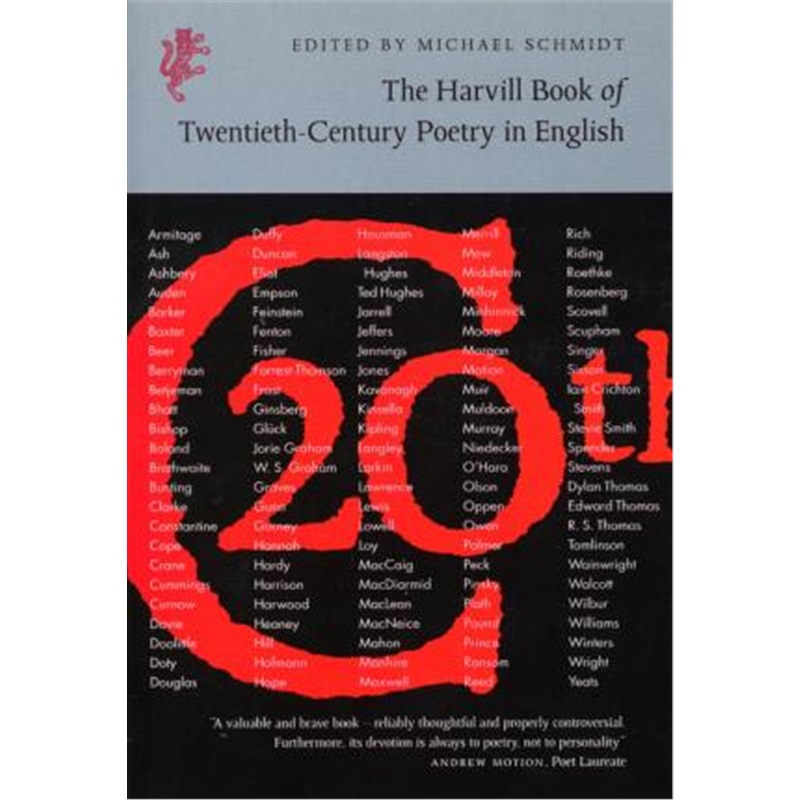 预订the harvill book of 20th century poetry in english