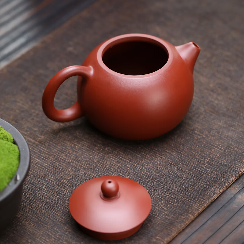 京峰阁功夫茶具套装 高档轻奢紫砂壶整套 宜兴原矿纯全手工西施壶泡茶壶 西施紫砂壶套装【吴亚维】 6人饮 10件