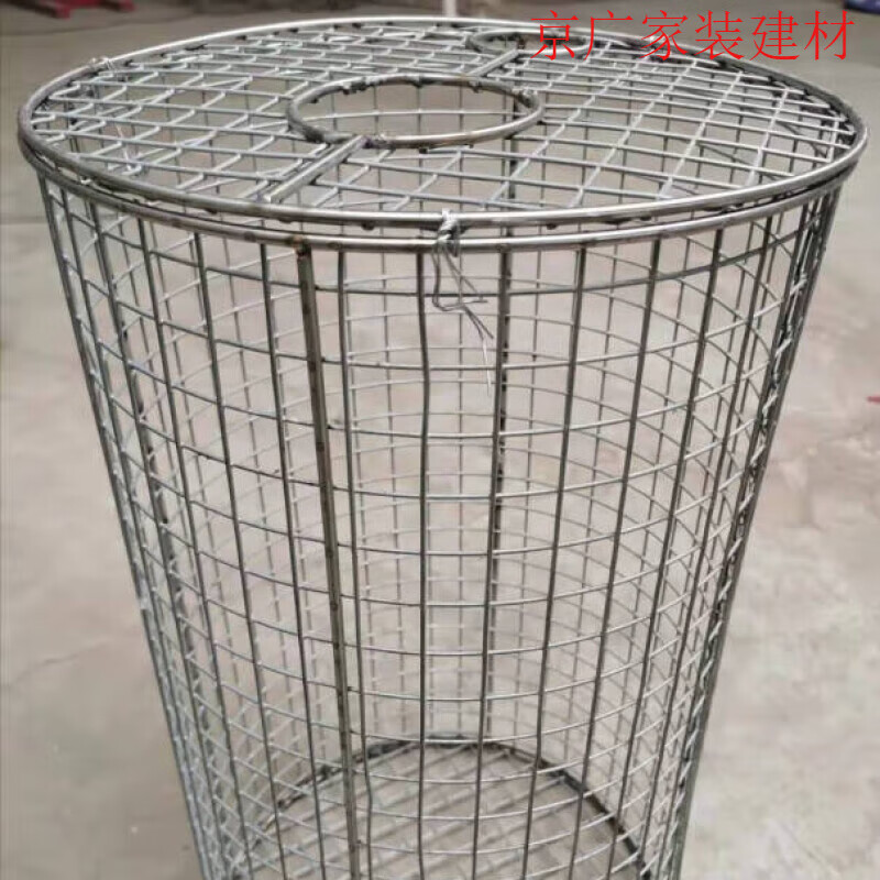 京榜定制不锈钢外框热镀锌电焊网污水泵防护罩水泵笼潜水泵笼 泵罩子