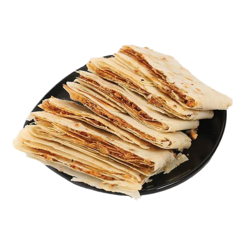 香酥煎饼即食老味山东曲阜老式特产夹心薄脆粗粮手工宿舍代餐多味 【五香花生味】香酥煎饼250g*1包