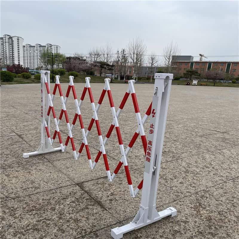 伸缩围栏学校加油站变电站电厂电力施工道路隔离防护栏杆