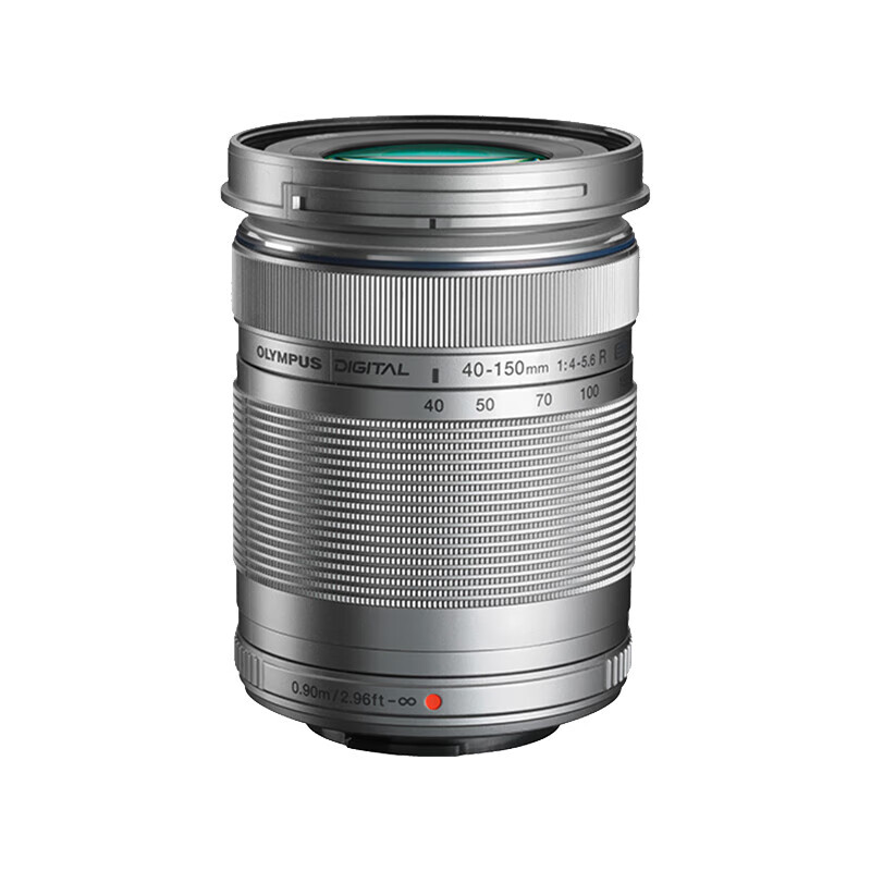 奥林巴斯（OLYMPUS）/奥林巴斯ED 40-150mmF4.0-5.6 R远摄变焦镜头 黑色 Macro 4/3接口 x 官方标配 (包装拆封不