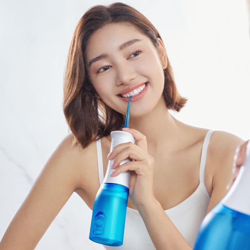 SOOCAS素士便携冲牙器W3 Pro洗牙齿家用结石正畸口腔清洁矫正洗牙器 蓝色