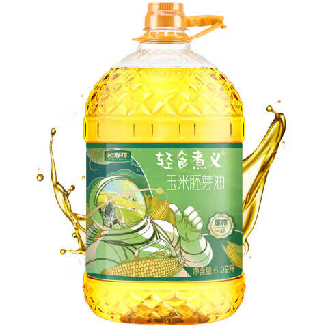 长寿花轻食煮义玉米胚芽油6.09L