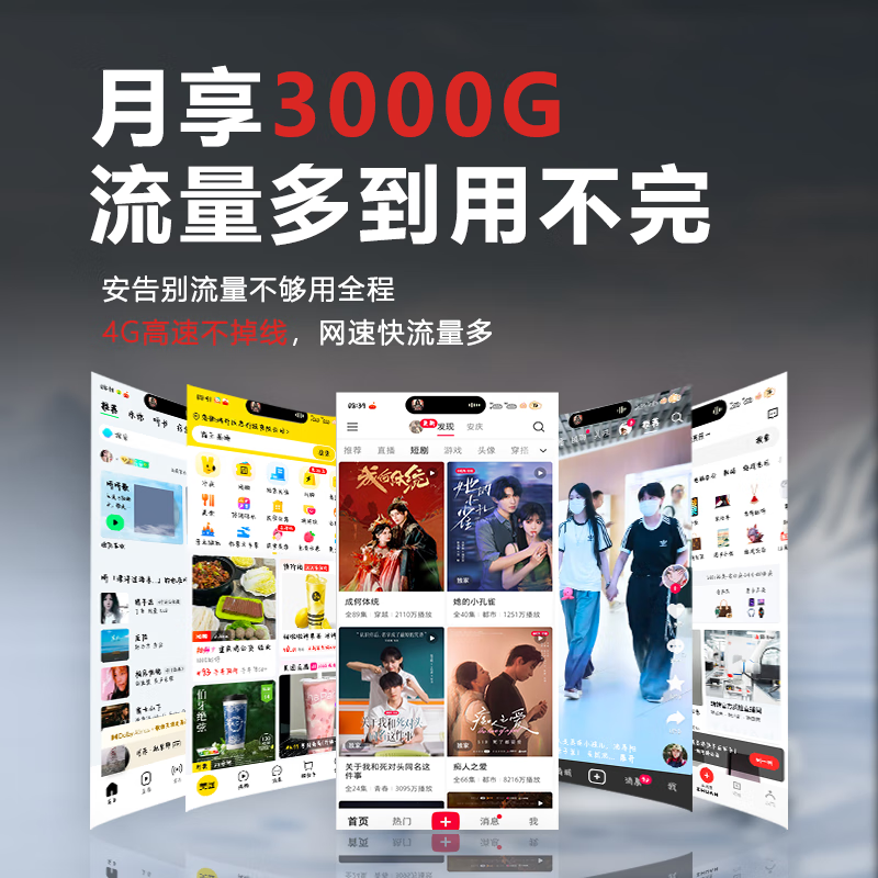华为智选2025款免插卡移动随身WlFl5g无限流量全国通用穿墙无线网 5G三网通【旗舰版】AI提速16999% 0月租 无预存 流量永不涨价