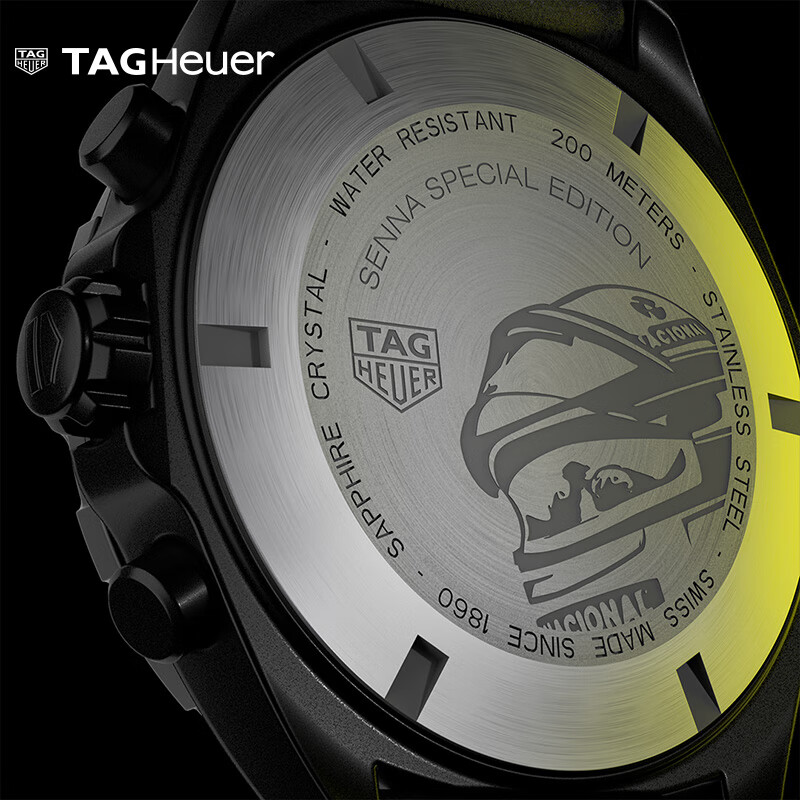 泰格豪雅TAG Heuer瑞士手表F1系列SENNA塞纳联名特别版计时码表 CAZ101AJ.FC6487