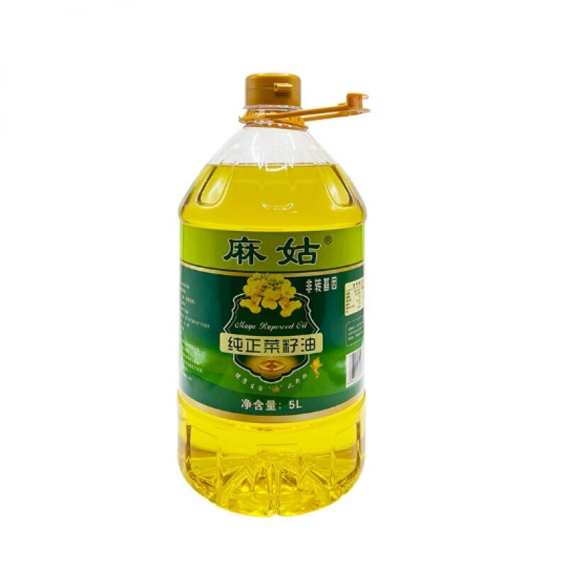 胡姬花食用油壓榨一級古法花生油5L桶裝油大桶油5升 5L 麻姑菜籽油 一桶