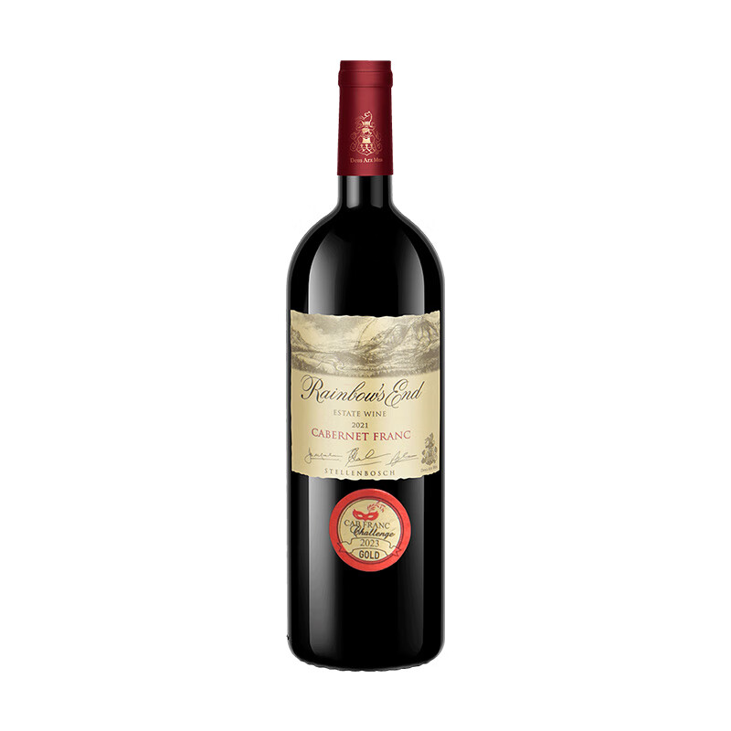 Rainbow's End Wine【金奖品丽珠】南非原瓶进口红酒2021年品丽珠干红葡萄酒庄园自酿 【橡木桶14个月】单支装750ml