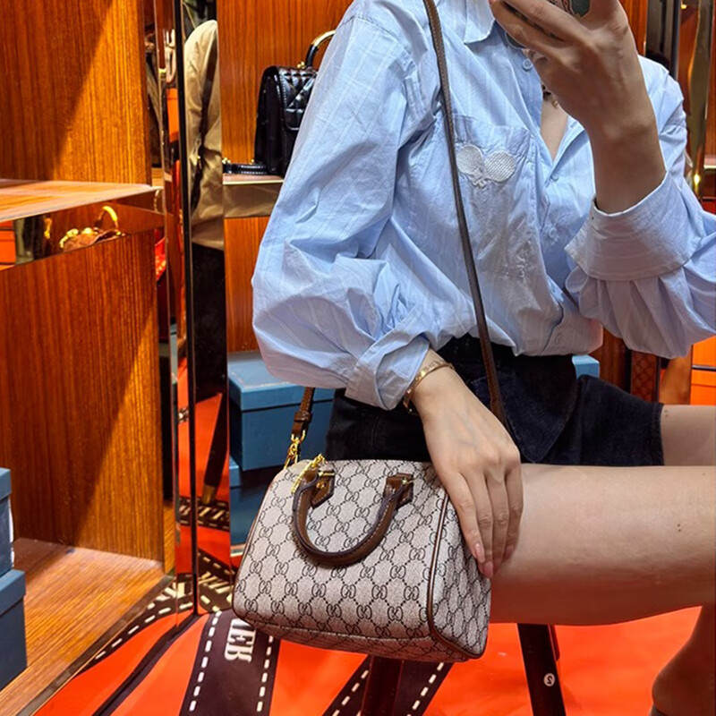 柏欧雅七夕情人节礼物包托特包女高级感时尚女神节单肩子母真皮大包通勤 【图片色】