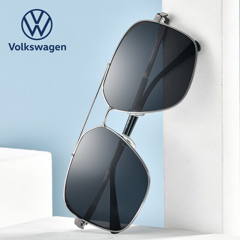 VOLKSWAGEN太阳镜男士墨镜防紫外线开车专用眼镜潮流时尚太阳眼镜105-C3开学