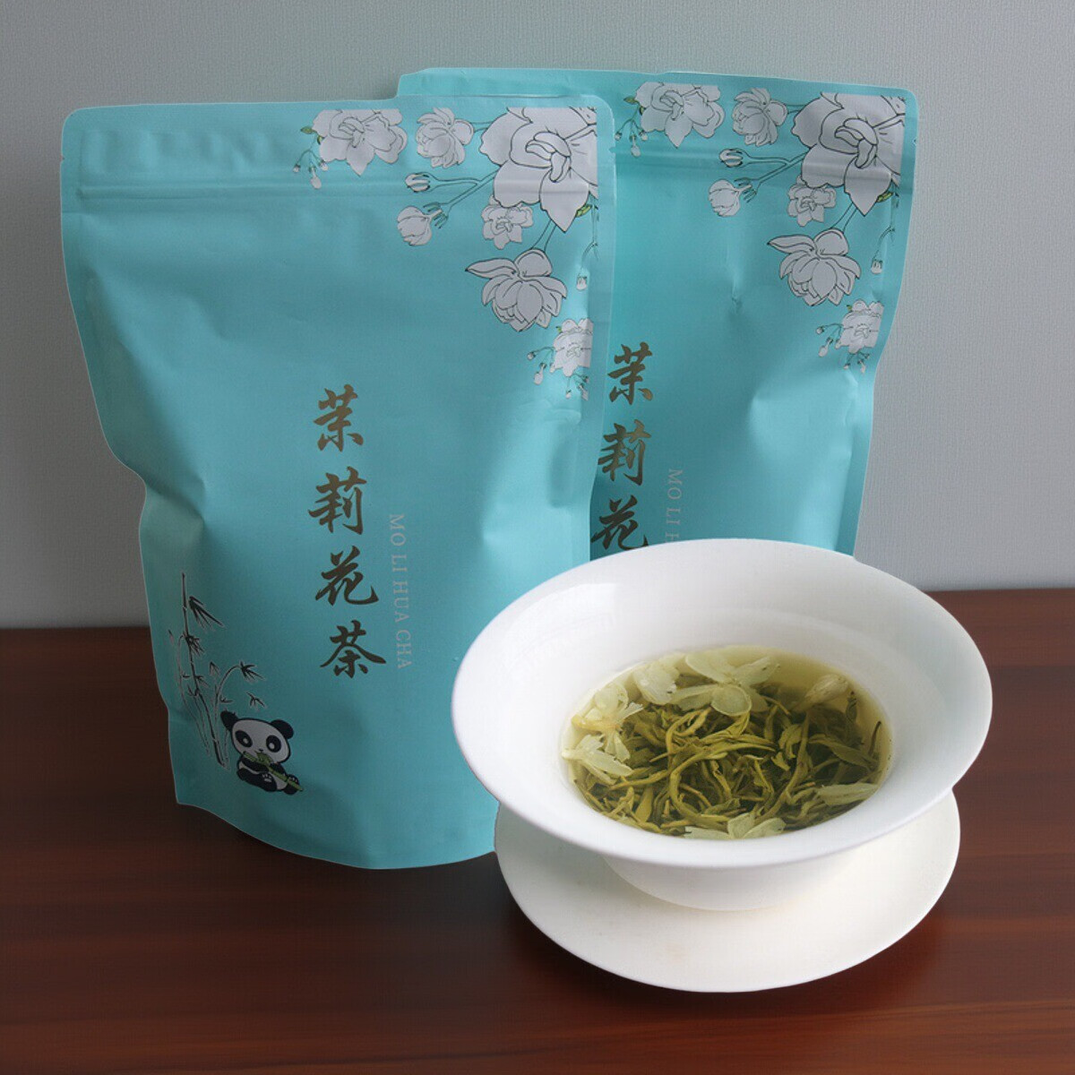八窨飄雪四川雅安飄雪茉莉花茶2025新茶葉碧潭特級濃香型蒙頂山茶散裝500g 高端口糧茉莉飄香500g