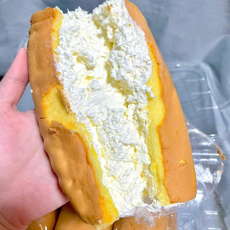 老式奶油蛋糕盛京天祿娃娃臉蛋糕黑巧克力蛋糕童年懷舊即食 老式奶油卷原味110g*1盒 100g