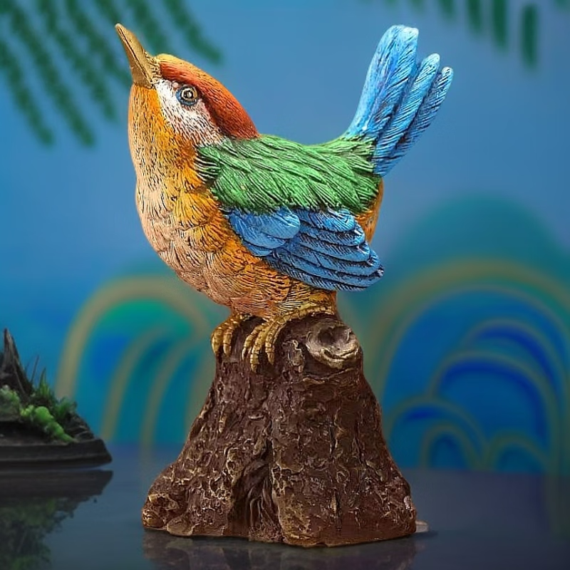 箐铜记黄铜喜鹊摆件喜上眉梢家居客厅桌面装饰品乔迁开业送礼吉祥好物 喜鹊 新中式