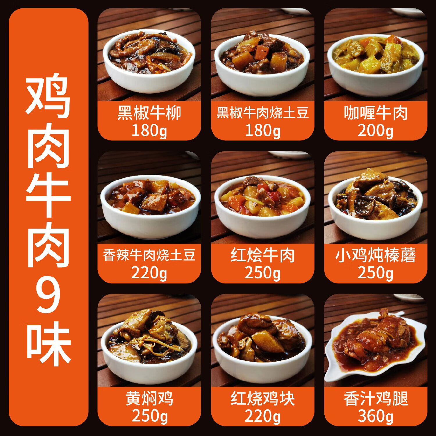 东北家常菜预制菜套餐懒人方便加热即食盖饭小碗菜料理包半成品 鸡肉牛肉9味【小包】