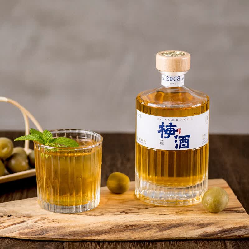 绘璟青梅桂花梅子酒488ml微醺女士低度果酒糯米露酒高端中秋送礼礼盒 进阶版青梅酒（二重梅入） 488ml*1瓶