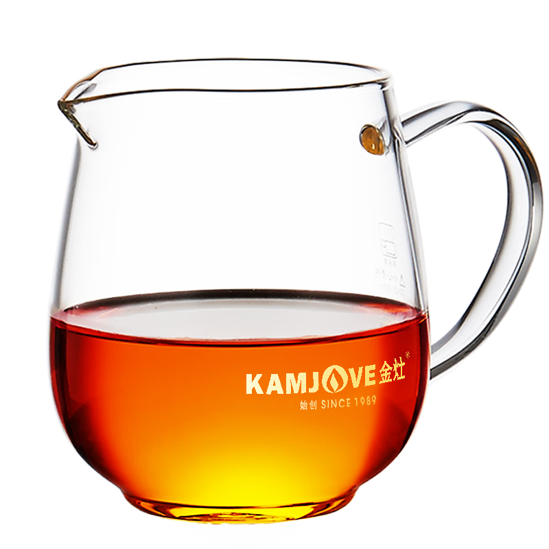 金灶（KAMJOVE） 耐熱玻璃公道杯玻璃分茶器茶海公道杯 分茶器茶具配件茶杯 GO-22/480毫升