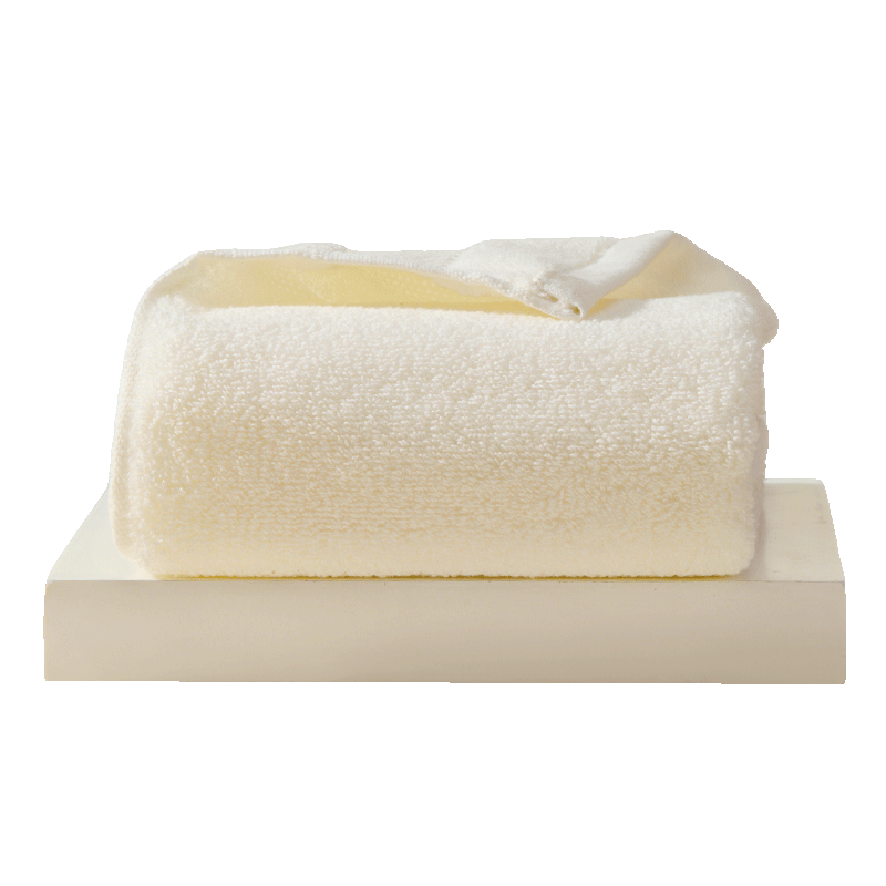 多样屋（TAYOHYA）3A抗菌纯棉毛巾女洗脸巾新疆棉全棉加厚男士洗澡吸汗面巾100%棉 110g丨3A抗菌【象牙白】 1条