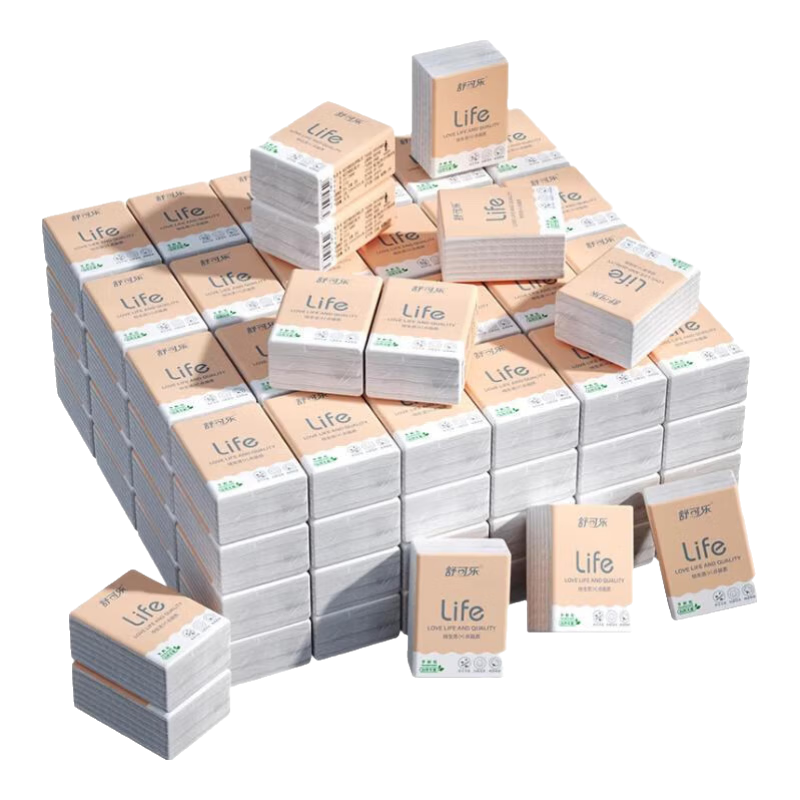 山姆 同款舒可乐手帕纸 3层7片可湿水便携出行纸巾小包抽纸卫生纸 【柔韧亲肤】 3层 7片*6包