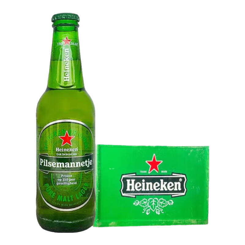 喜力荷蘭全英文原裝進口拉格黃啤酒過節(jié)送禮 300mL 24瓶 【荷蘭原裝進口】