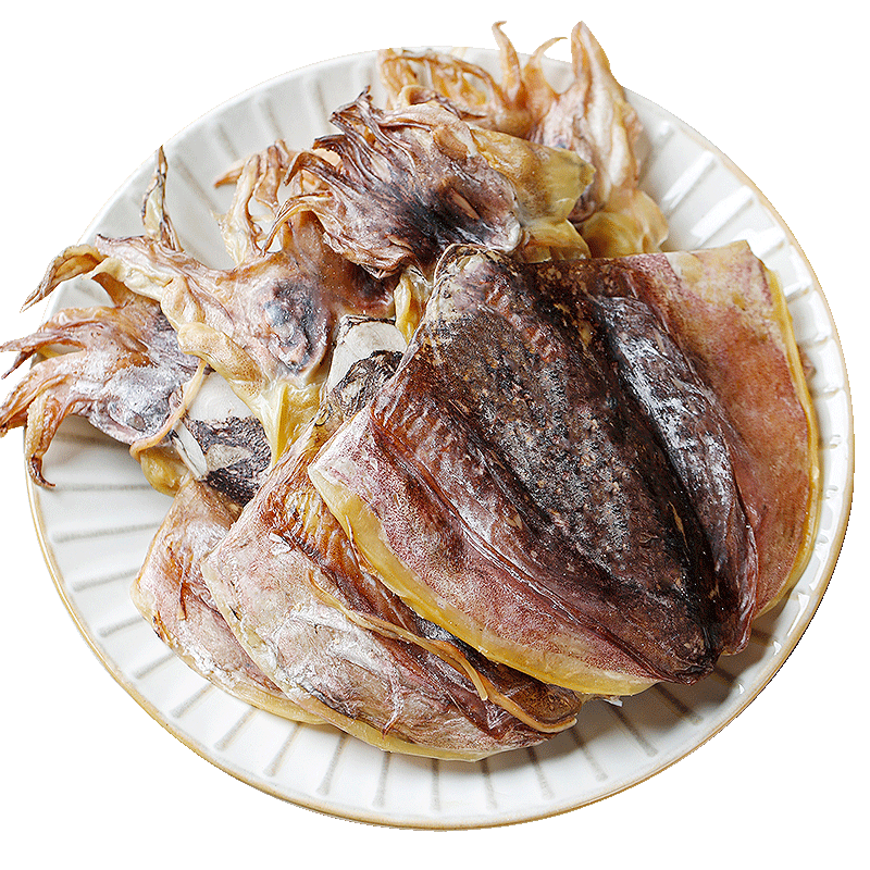 万景【北海产地】淡干墨鱼干 8-12只/净重500g 煲汤滋补干货 源头直发