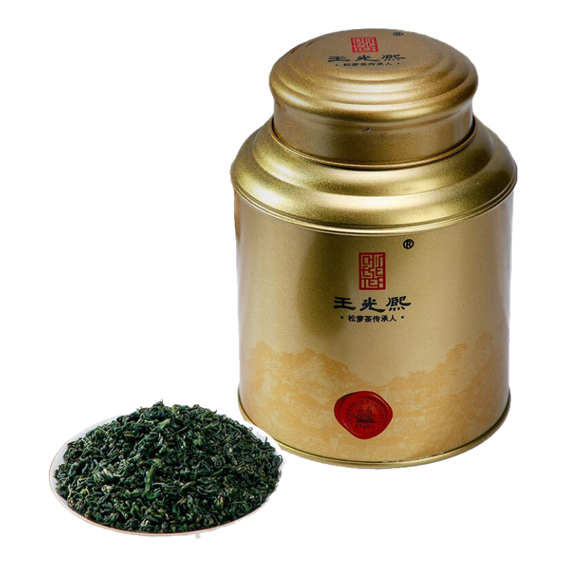 王光熙【中秋好禮】王光熙2025特級松蘿茶黃山雨前高山揉捻綠茶250g罐裝