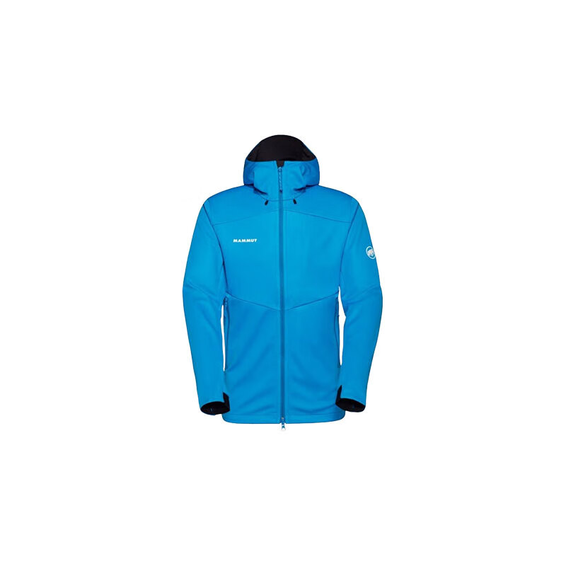 MAMMUT猛犸象Ultimate VII七代防风软壳冲锋衣欧版张若昀同款 蓝色XL