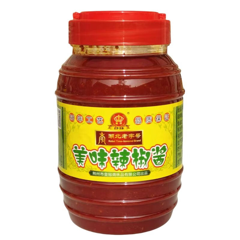 趣小谗美味辣椒酱1000g 荆沙豆瓣酱伴侣稀辣酱郭场鸡财鱼火锅佐料